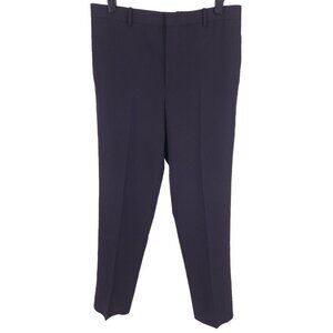 Jil Sander Wool Suit Pants Size 52 US L Mens Navy Trousers